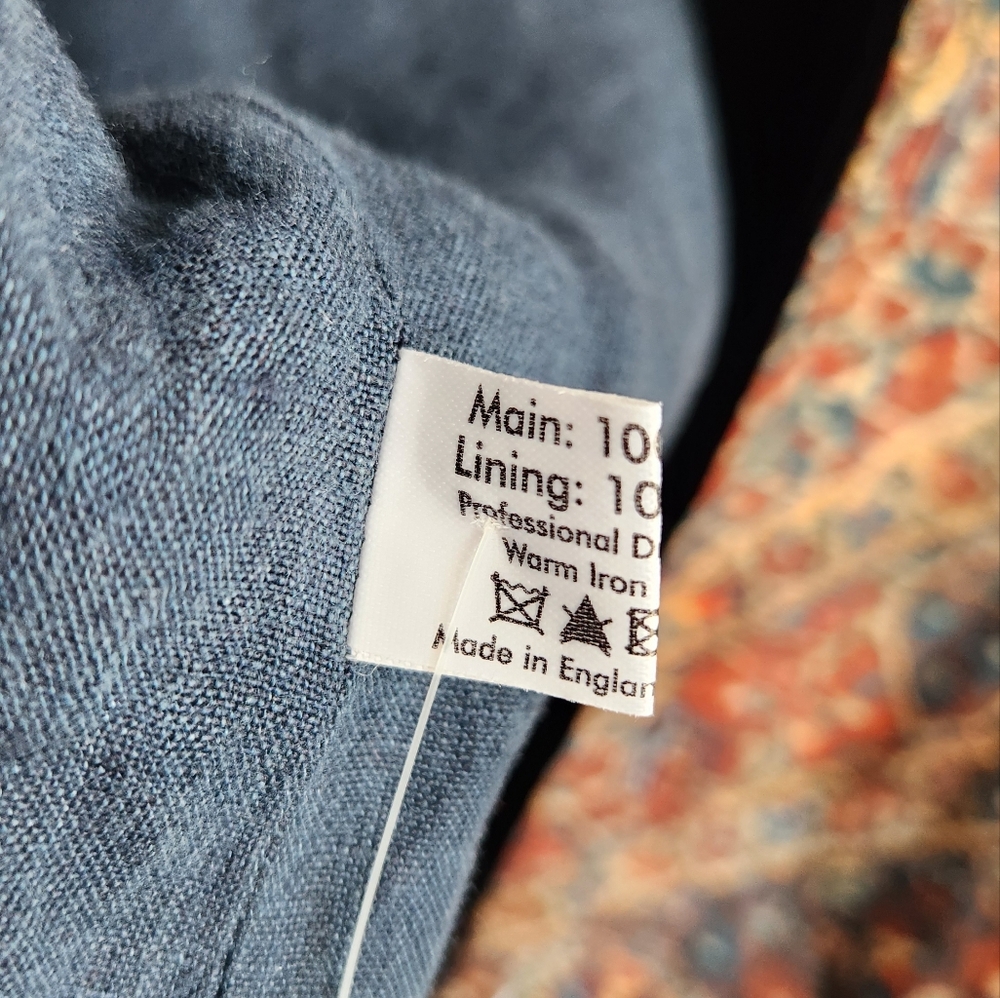 Eskandar Linen Print Blazer - Picture 8 of 13